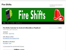 Tablet Screenshot of fireshifts.com